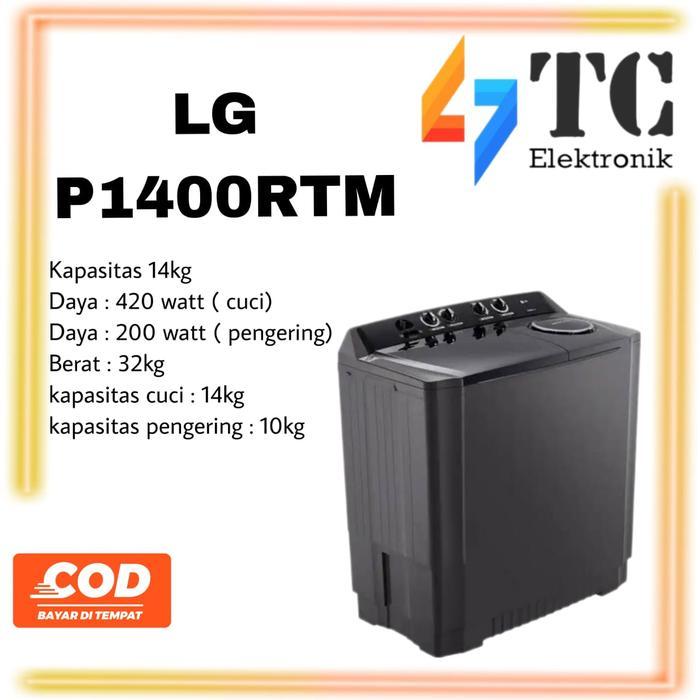 Mesin cuci LG 2 Tabung P1400RTM