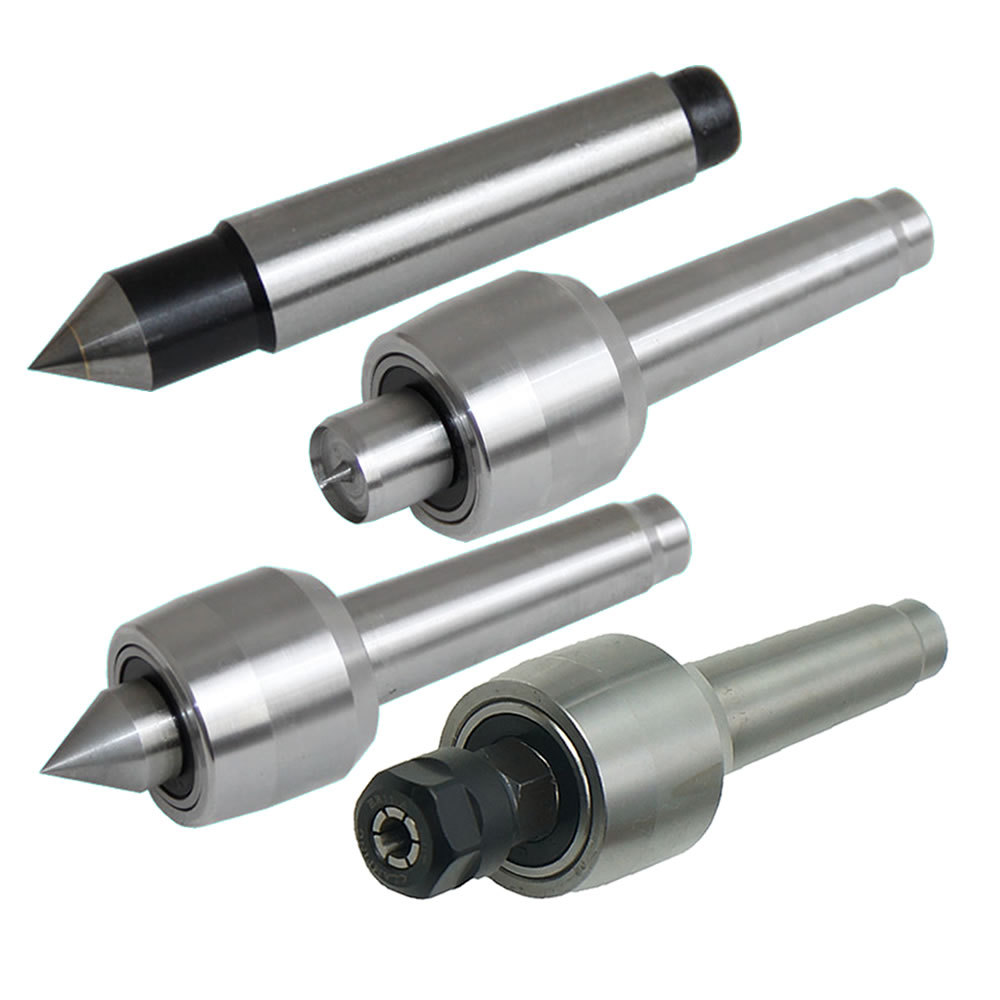 Alat Bubut Pemotong Tailstock Sumbu Putar CNC Morse Taper MT2 Live Center Tugas Ringan untuk Mesin B