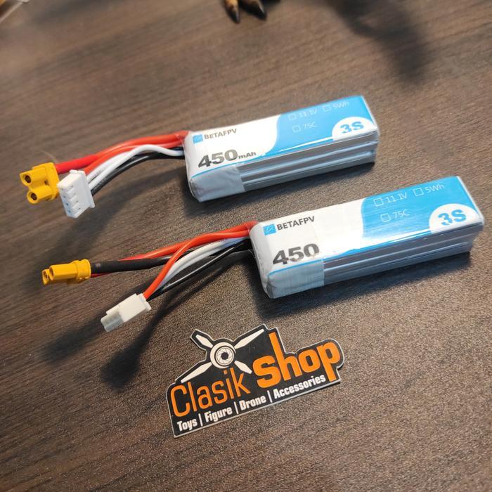 BetaFPV 450mAh 3S 75C XT30 Connector Lipo Battery