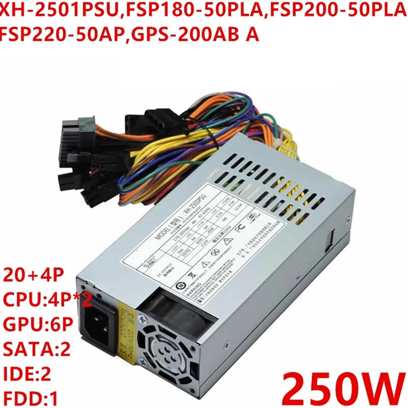New Original PSU For XinHang ITX Small 1U Power Supply XH-3501PSU XH-250PSU FSP180-50PLA