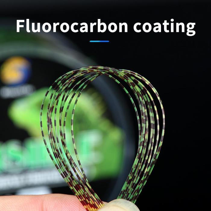 Senar Pancing Speckle 300m Senar Kecil Kuat Anti Keriting 15kg Alat Pancing Senar Bunglon Speckle