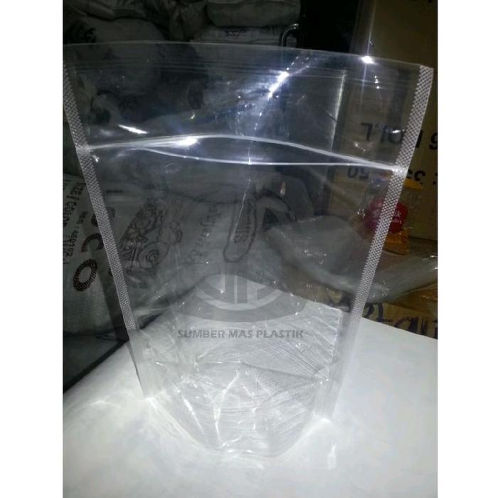 PP KLIP STANDING POUCH 12X20CM 100PCS / PLASTIK PP KLIP STANDING POUCH SNACK