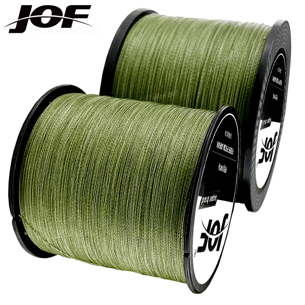 JOF Fishing Line Braided 8 Strands 1000M 500M 300M 100M Multifilament 8 Weaves Carp Fishing