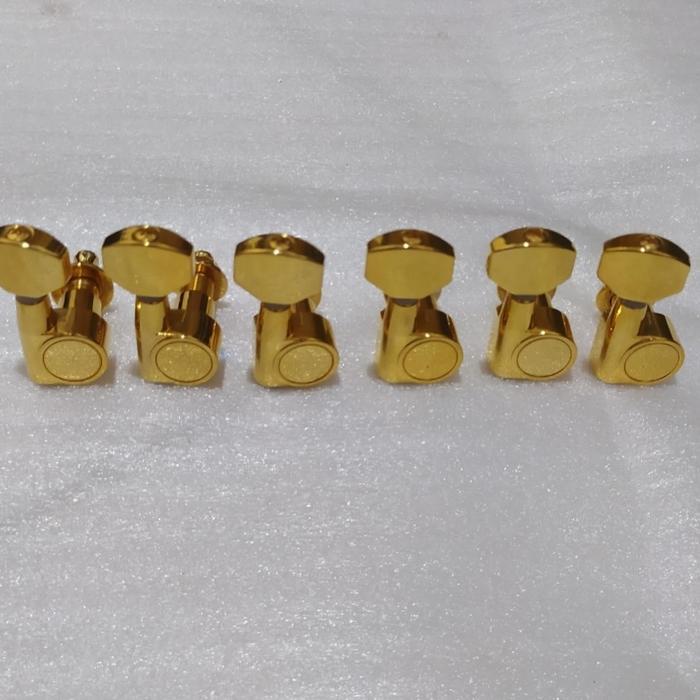 Dryer Gitar Tuner Screwless HC Korea Gold Electric Guitar Part