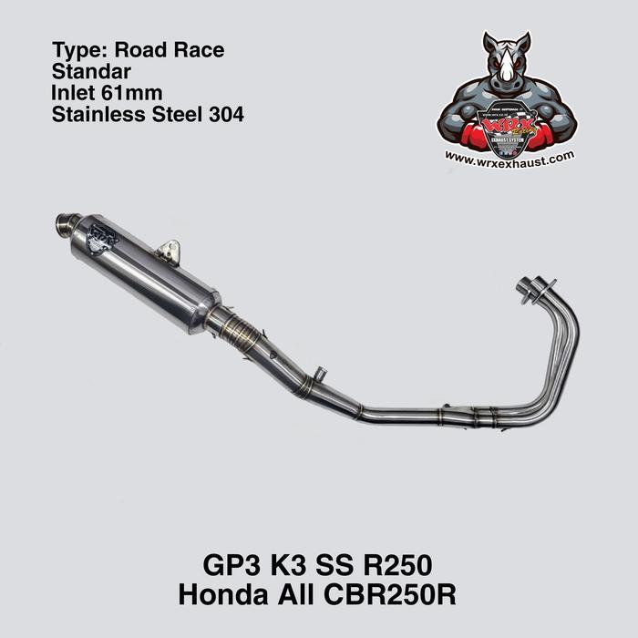 KNALPOT WRX HEADER ONLY R250 CBR250RR