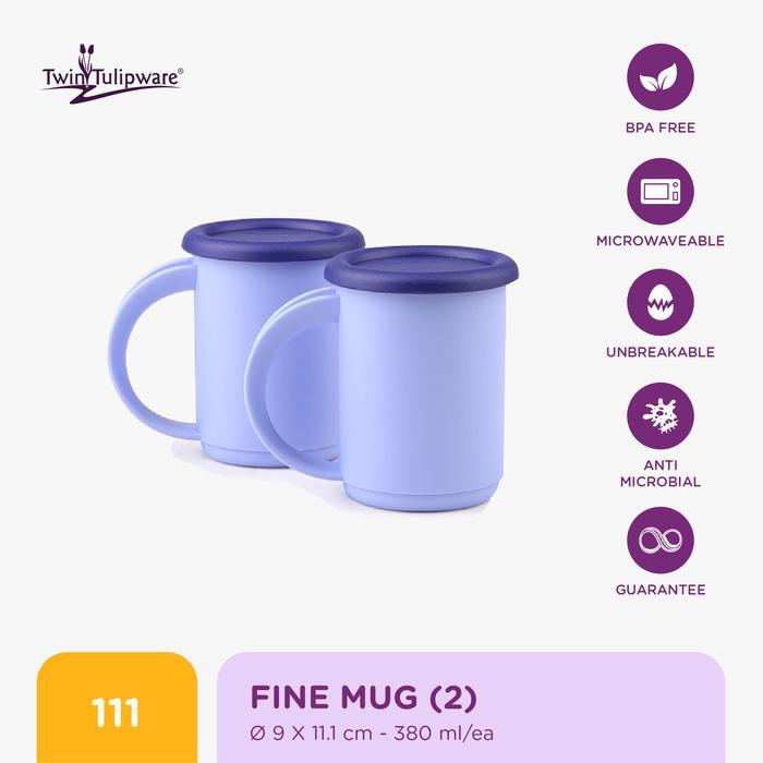 Twin Tulipware Fine Mug (2)