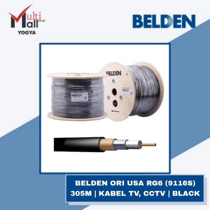 Kabel Belden Coaxial RG6 Kabel TV CCTV Belden Original USA