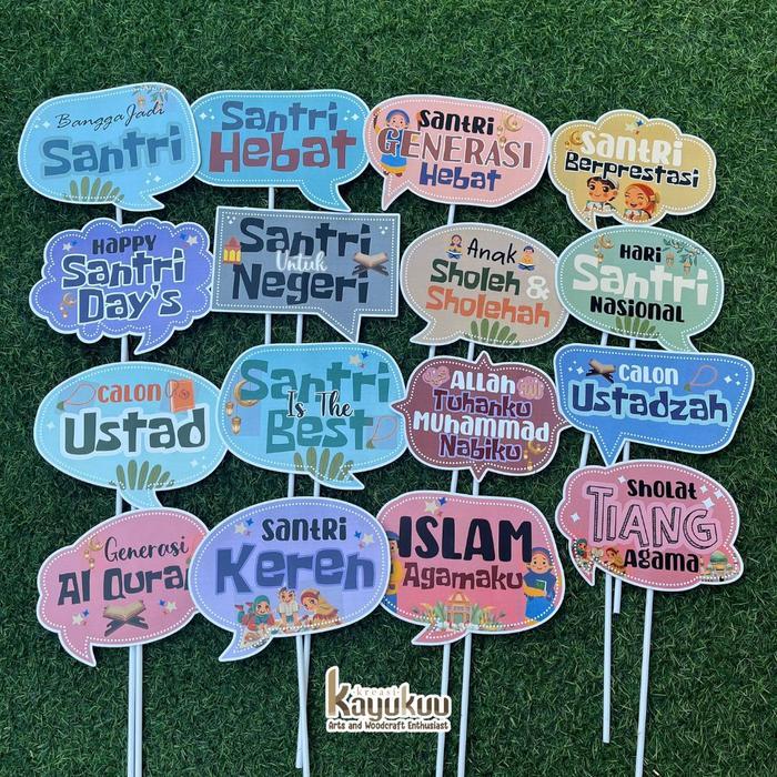 JTTOP" KREASIKAYUKUU PROPERTY PHOTOBOOTH HARI SANTRI PAPAN KARNAVAL DEKORASI ACARA SPESIAL