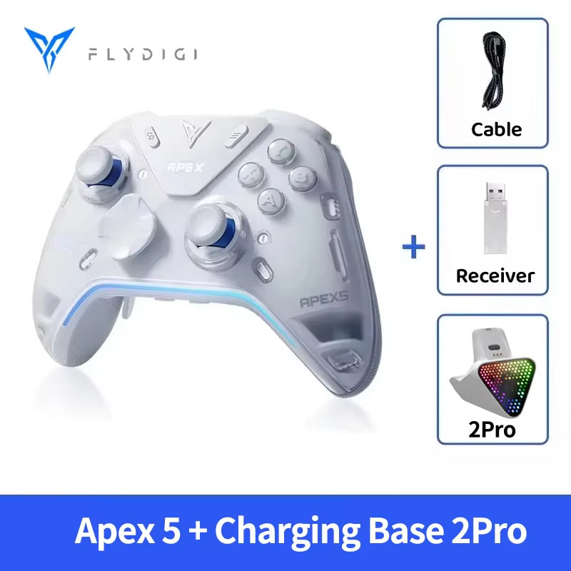 Flydigi Apex5 Controller Gamepad Wireless Gamepad for PC /Switch/Phone/TV/Tablet Computer,Charging