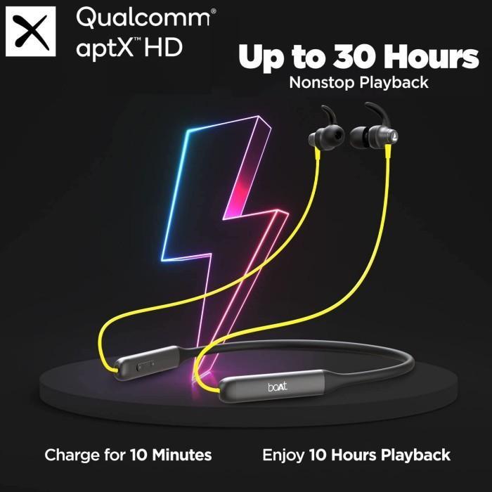 Qualcomm aptX HD boAt Rockerz 335 Headset Bluetooth Earphone Wireless