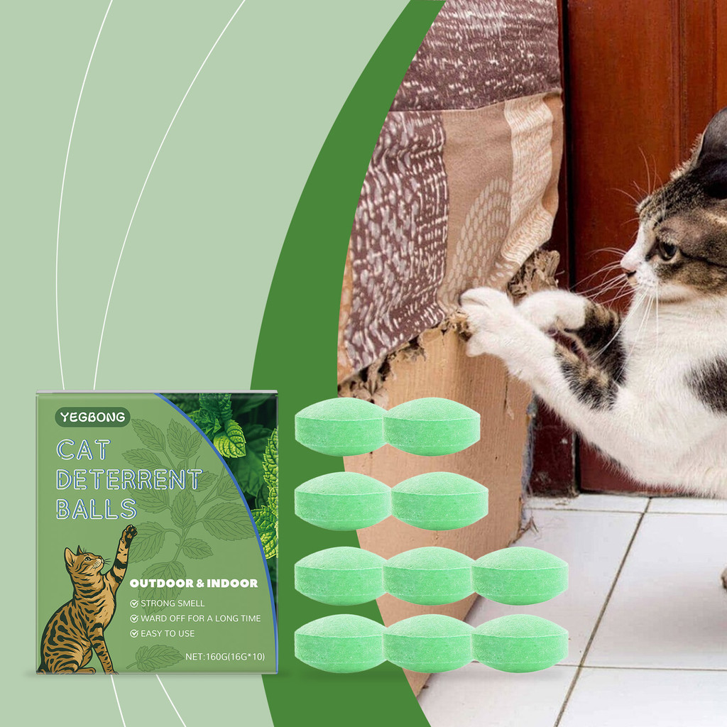 Convenient Cat Repellent Pills Mild & Non-Irritating,Ready-to-Use (Just Place),Suitable for