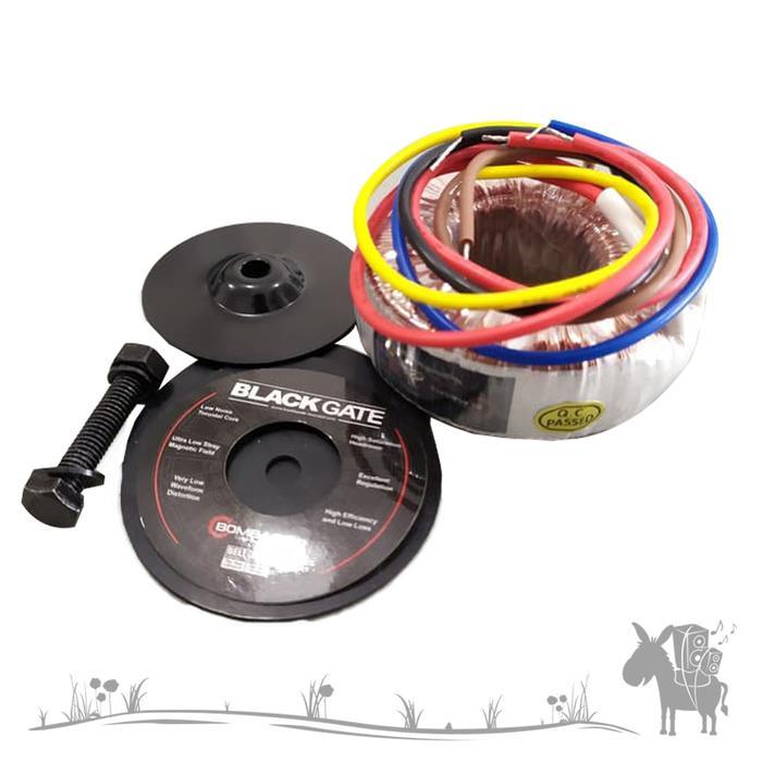Trafo Toroid 1.5A 18V (Non CT) Bombardir BlackGate 100% Tembaga Murni Travo Toroidal Trafo Donut
