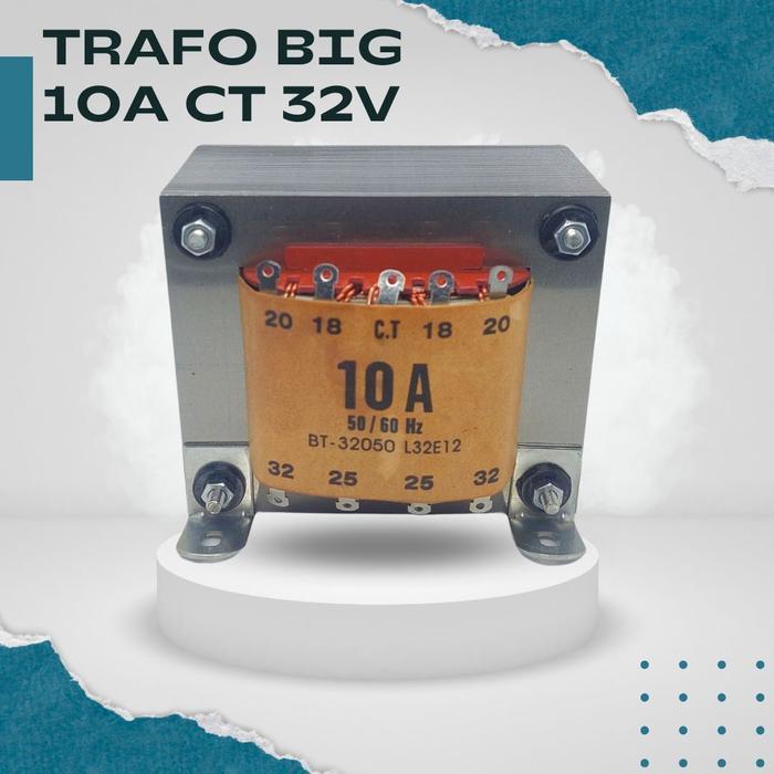 Trafo CT 32V 10A BIG Arus Besar untuk Rangkaian Elektronik