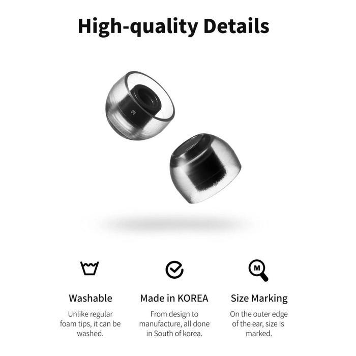 Azla Sednaearfit Crystal Standard Type For Iem Seal & Comfort Eartips