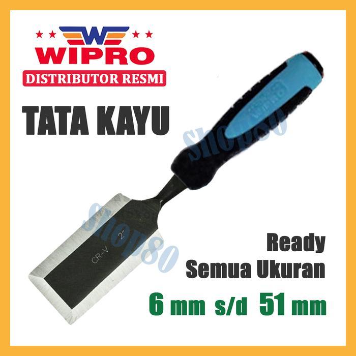 TERLARIS Wipro Tatah Pahat Tata Kayu Chisel 6 8 10 12 16 18 25 32 38 51 mm Ready stock