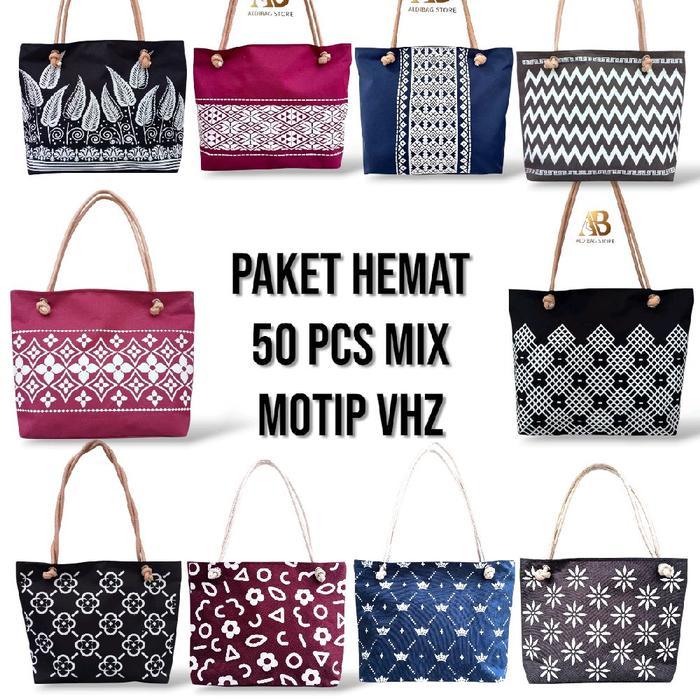 Aldibag Store Paket Hemat Grosir Tasmurah Totebag Wanita Terbaru Tas Pengajian Tas Hampers Souvenir