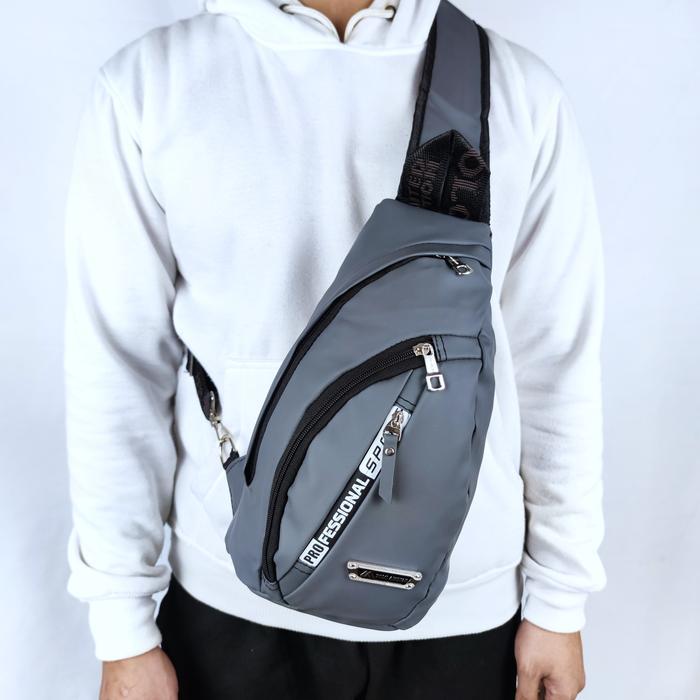 Visval Top - Slingbag Waterproof Tas Pundak Pria Tas Selempang Pria