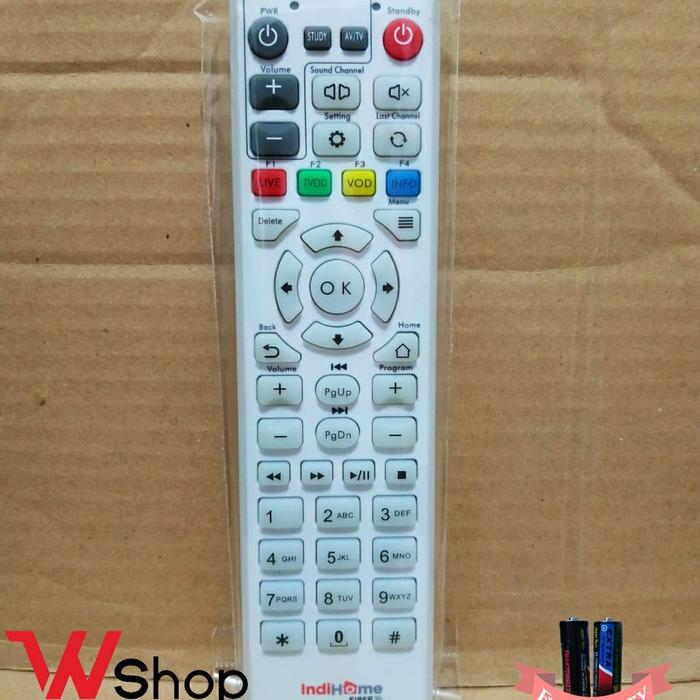 Ready Remot / Remote Receiver TV Parabola Indihome Fiber - ORIGINAL 100%