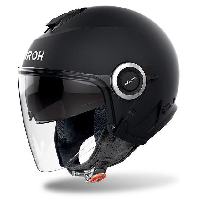 AIROH HELYOS BLACK MATT HALF FACE