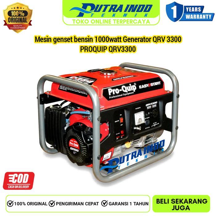 Mesin genset bensin 1000watt Generator QRV 3300 PROQUIP QRV3300