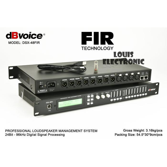 terlaris Speaker Management DLMS 4IN 8OUT dBvoice DSX-48FIR ORIGINAL 100% ori
