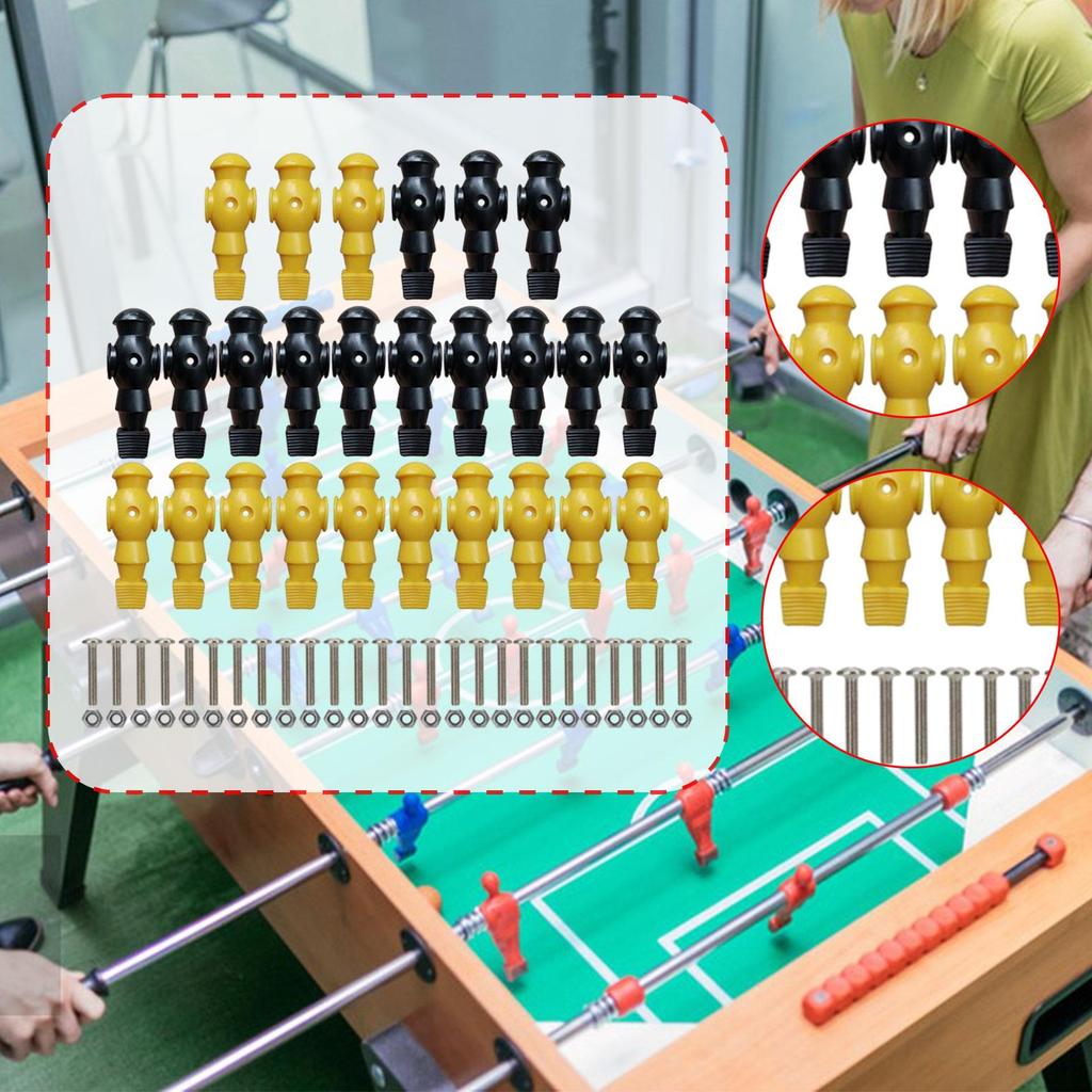 26 Pieces Table Soccer Men Players Components Football Table Accessories Table Soccer Players Game