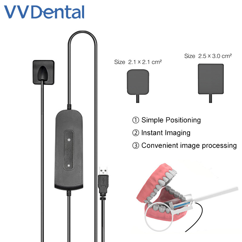 PROMO HARI INI VVDental 2 year Warranty Dental Sensor XRay Radiovisiograph Digital Sensor Dentistry 