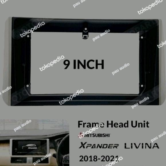 (COD) frame head unit android 9 inch mobil xpander/livina