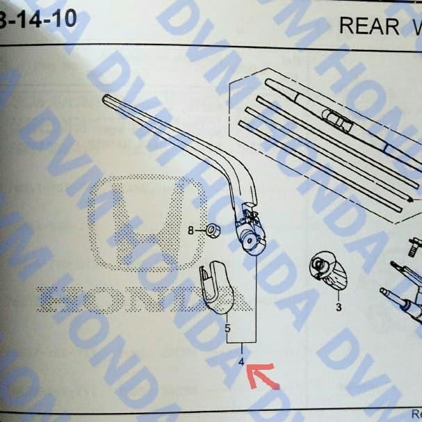 Arm/Gagang Wiper Belakang Original Mobilio