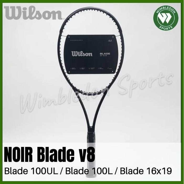 Raket Wilson Noir Blade 98 V8 / Raket Wilson Blade Noir 100L 100Ul V8