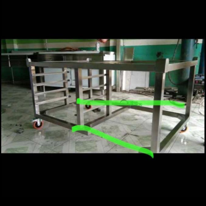 Kaki Meja Oven 1 Deck 2 Tray