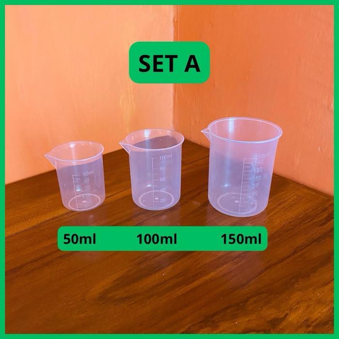 GELAS TAKAR KECIL 1 SET LENGKAP GELAS UKUR KECIL 1 SET GELAS TAKAR GULA SIRUP