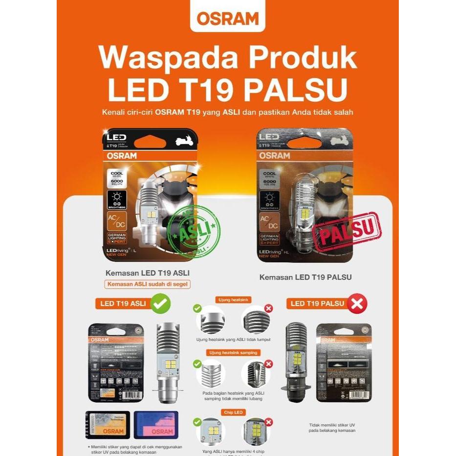 Lampu Depan Led Mio J Mio Gt Xride Fino Old Osram Motorcycle Motor