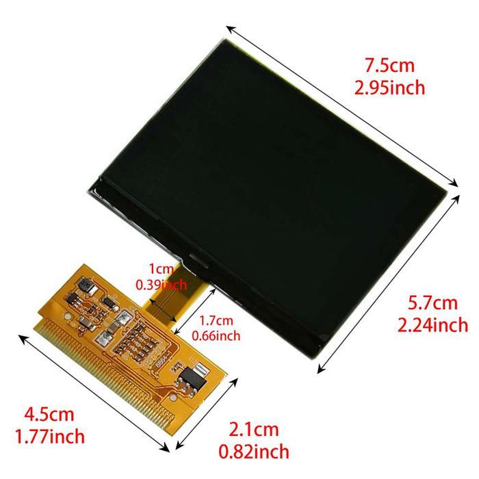 CAR LCD DISPLAY FOR VW GOLF FOR AUDI A3 A4 A6 S3 8L 8N A6 C5 4B FOR PASSAT SEAT TT VDO LCD SCREEN