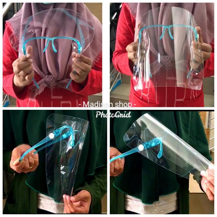 "New" GROSIR New Model Faceshield Nagita Buka Tutup Face Shield Kacamata