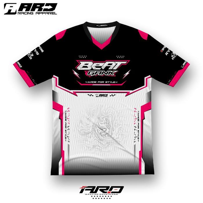 Best Seller Kaos Jersey Racing Beat Gank/Baju Motor/Kaos Beat Gank Original