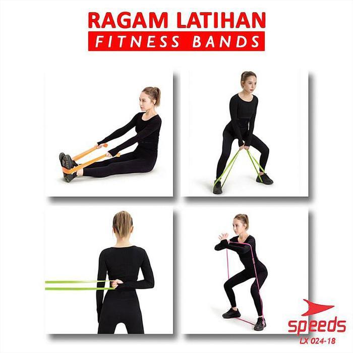 Speeds Fitness Band Resistance Band Pull Up Karet Fitness Karet Pull Up 024-18 Alat Olahraga Pasti