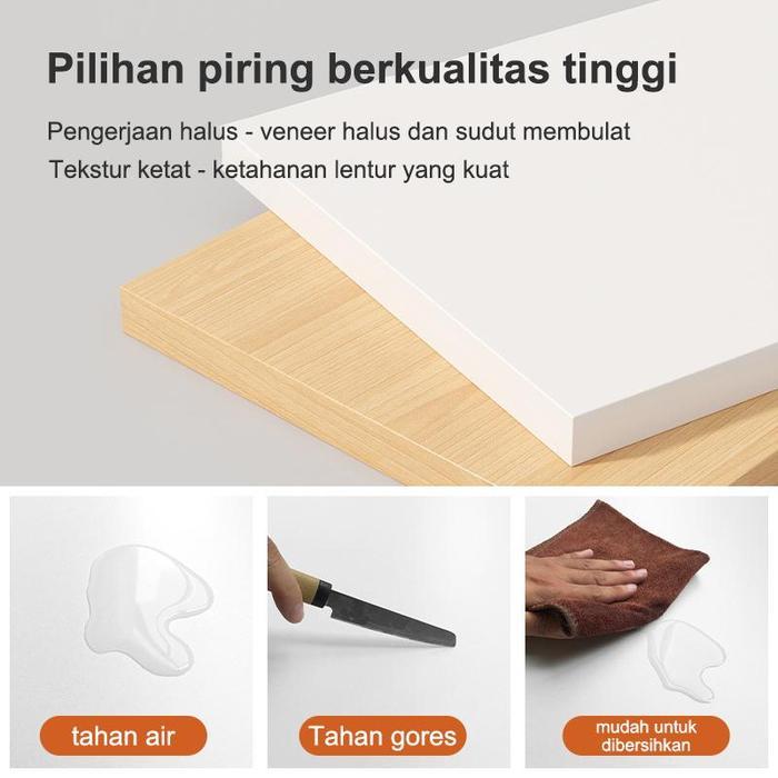 BM-Rak Buku Minimalis kayu Ruang Belajar/Lemari Buku Minimalis/Serbaguna 5 Susun Lemari Rak Buku