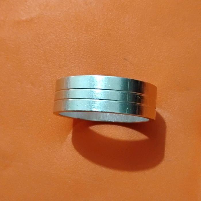 RING SPACER FORK STEM HEADSET ALLOY SILVER FIXI ROADBIKE MTB