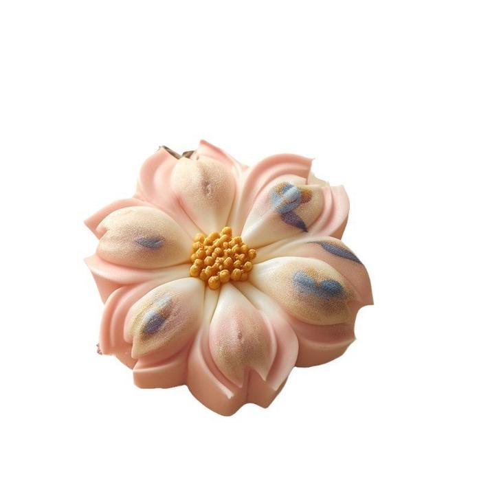 Cetakan puding bunga sakura dapur / cetakan silikon puding bunga sakura / cetakan silikon bunga