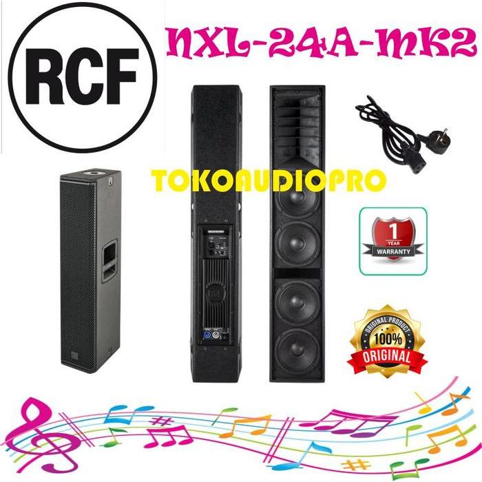 Rcf Nxl-24A Mk2 Active 2-Way Array Speaker Aktif Rcf Nxl24A Mkii Co