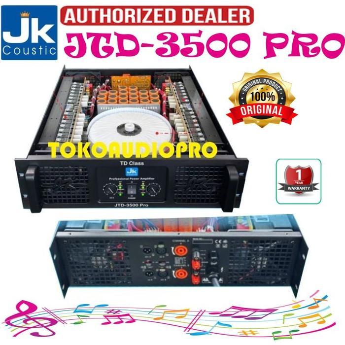 Jk Coustic Jtd-3500 Pro 2-Channel Power Amplifier Jtd3500 Pro Co