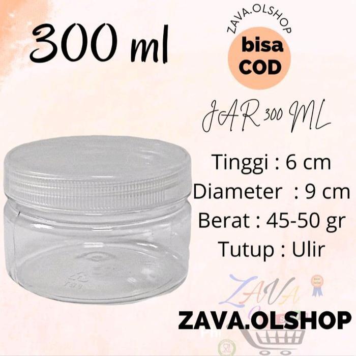 Toples 300ml / Jar 300ml / Toples Plastik 300ml