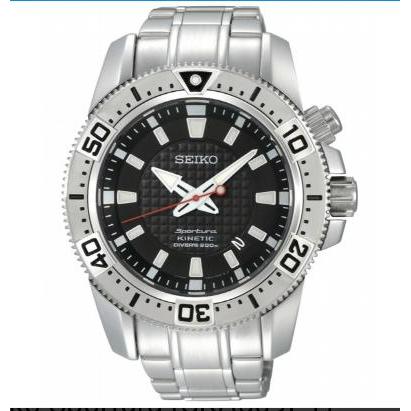 Seiko Kinetik Sportura Diver - SKA509P1 - 200 M - MAN - Saphire