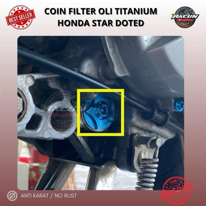 Baut Coin Pembuangan Filter Oli Vario Beat Scoopy Pcx Adv Titanium Original
