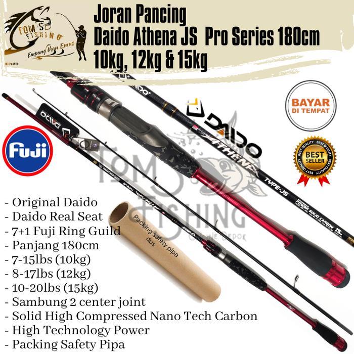 Joran Pancing Daido Athena Pro Series Fuji Js 180Cm (12Kg & 15Kg) Japan Style Power Solid - Toms
