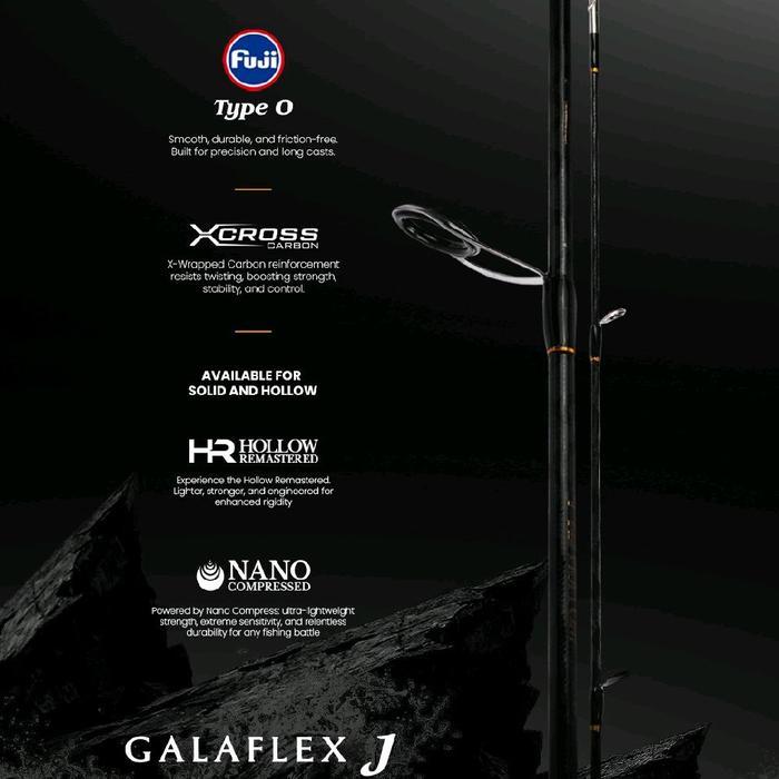 Joran Jigging Iroly Galaflex J Hollow Carbon ( 1 Joran Dengan 2 Gagang Eva) Terlaris