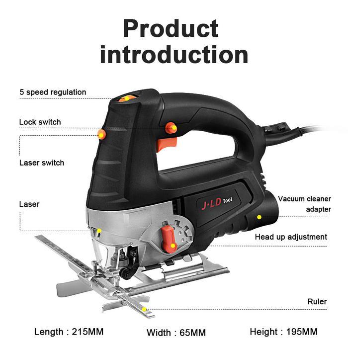 Jld Jigsaw Laser Variable Speed Mesin Jig Saw Mesin Gergaji Ukir Mechine Mesin Gergaji Jig Saw