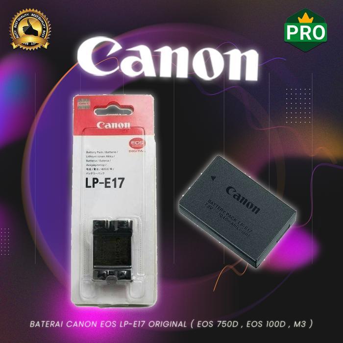 BATERAI CANON EOS LP-E17 ORIGINAL ( EOS 750D , EOS 100D , M3 )