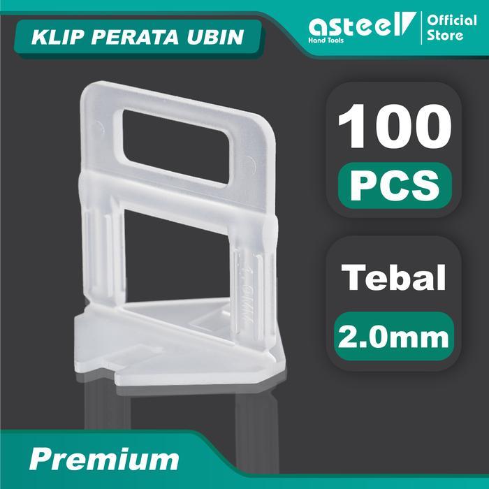 . ASTEEL Klip 2 mm Alat Perata Pasang Nat Tile Spacer Leveling Keramik